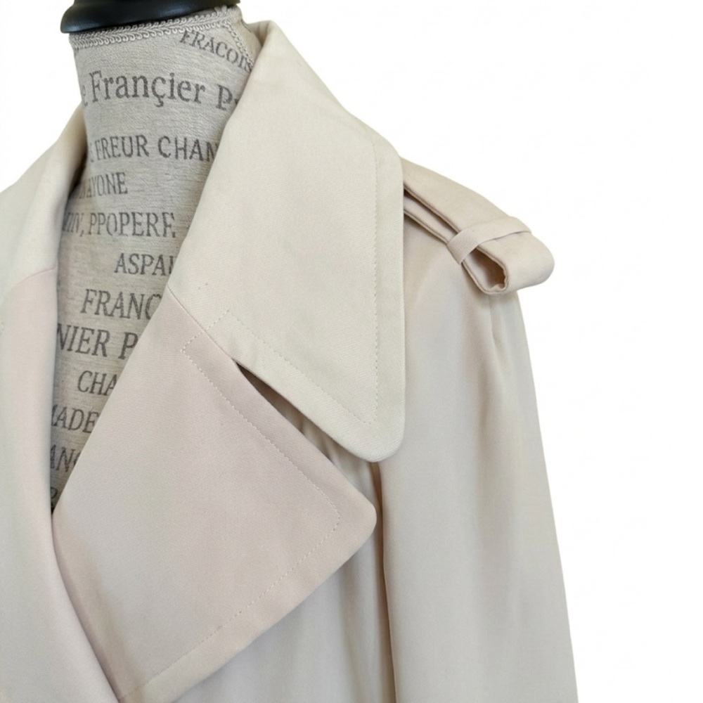 See By Chloé Deconstructed Layered Trench In Angora Beige Size 40 (US 8) EUC! - Picture 2 of 6